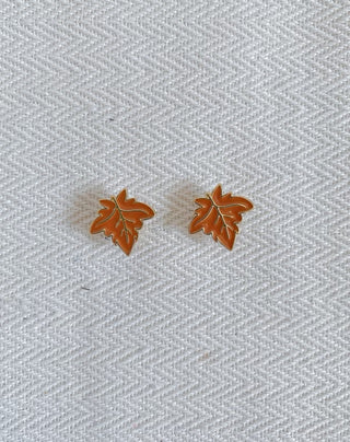 Leaf Stud Earrings