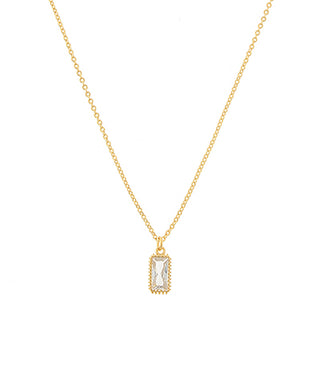 Baguette Pendant Necklace