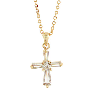 Crystal Cross Necklace