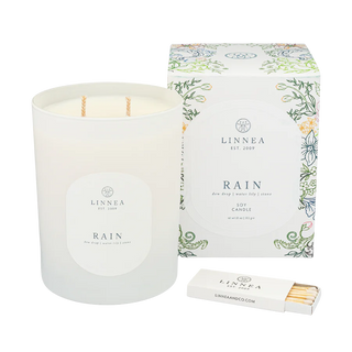 Linnea Two Wick Candle + Matches Gift Set (more scents)