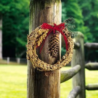 Rustic Wreath Bird Feeder (two sizes)