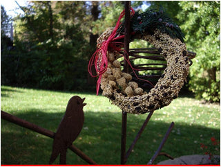 Rustic Wreath Bird Feeder (two sizes)