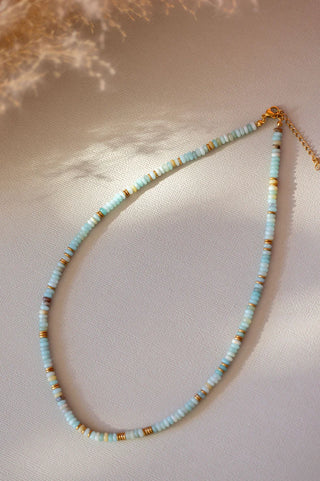 Sea Mist Beaded Necklace