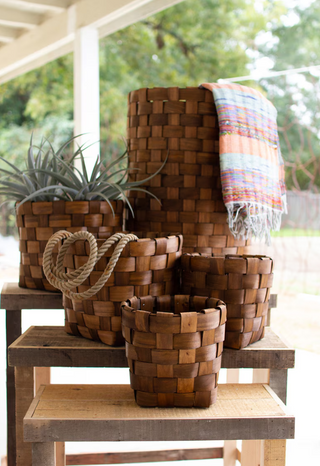 Round Chipwood Basket (more sizes)