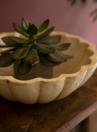 Marbella Scalloped Bowl