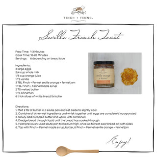 FINAL SALE Seville Orange + Fennel Marmalade