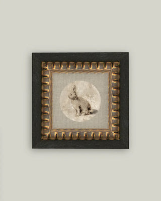 Watchful Hare Framed Antique Art (more sizes)