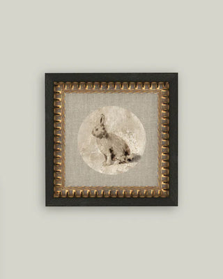 Watchful Hare Framed Antique Art (more sizes)