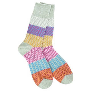 Weekend Gallery Crew Socks - Spring