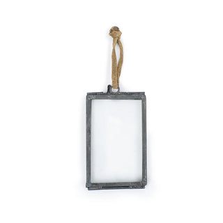 Mini Glass & Zinc Ornament Frame