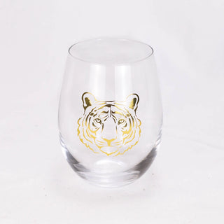 Bengal Tiger Rocks + Wine Glasses