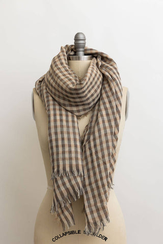 Buffalo Fall Gingham Scarf