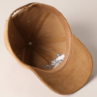 Good Things Take Time Embroidery Corduroy Hat