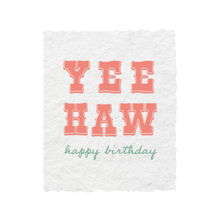 Yee Haw Happy Birthday + Envelope