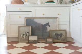 Saddled Horse Framed Wall Art