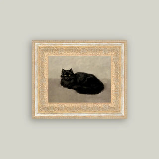 Black Cat Framed Wall Art