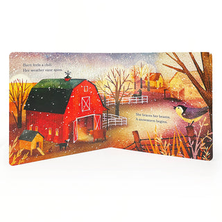 FINAL SALE Barn in Winter: Safe and Warm on the Farm Board Book