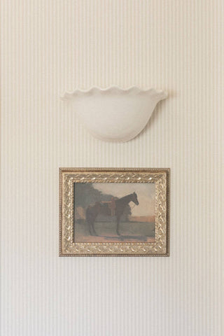 Saddled Horse Framed Wall Art