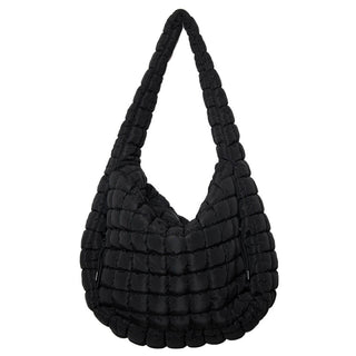 Quilted Puffer Hobo Tote Bag (more colors)