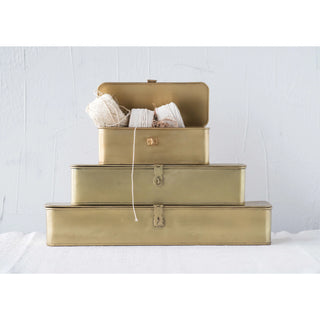 Gold Skye Decorative Box Set  - FINAL SALE