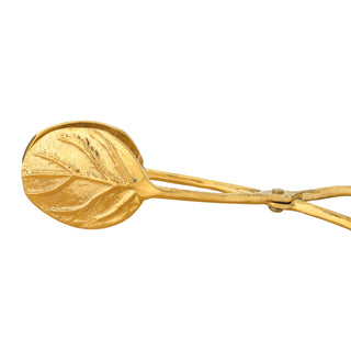 Brass Leaf Tongs