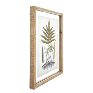 Green Botanical Framed Wall Art (four styles)