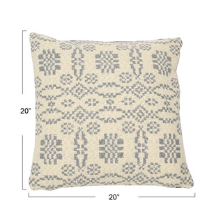 Cottage Dreams Two-Sided Woven Pillow