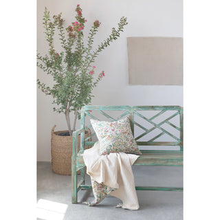 Blooming Kantha Stitch Throw