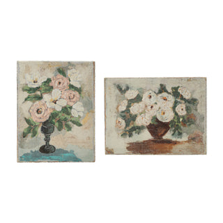 Canvas Wall Décor w/ Flowers in Vase, Multi Color, 2 Styles ©