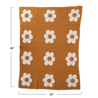 Lucy Floral Baby Blanket