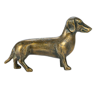 Mini Brass Finish Dachshund