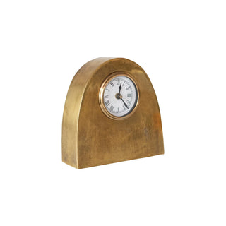 Brass Arched Mantel Clock