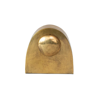 Brass Arched Mantel Clock