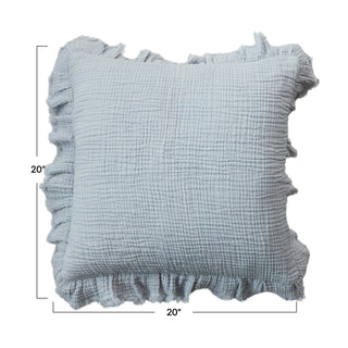 FINAL SALE Cottage Ruffle Pillow