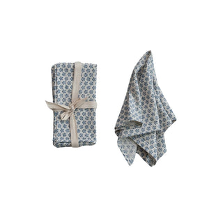 Voile Block Napkin Set