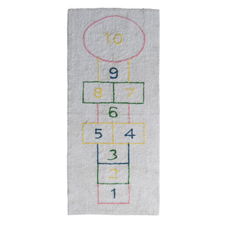 3' x 7' Cotton Tufted Hopscotch Printed Rug