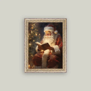 Classic Santa Framed Wall Art (more sizes)