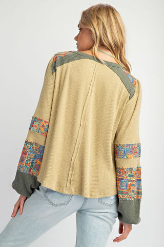 Cozy Patchwork Top