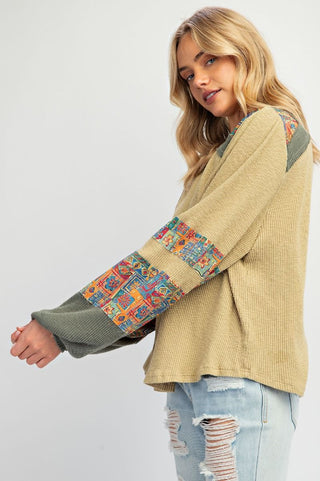 Cozy Patchwork Top