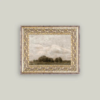 Tree And Cloud Landscape Framed Wall Art