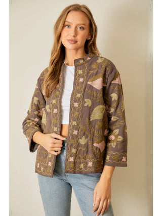 Folk Floral Jacket