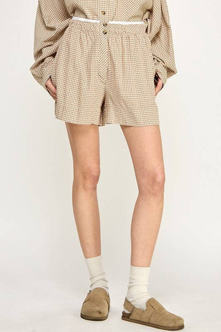 Sunside Gingham Shorts