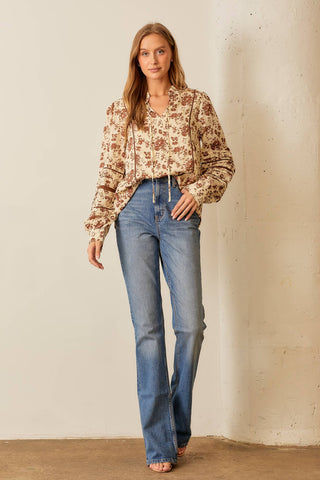 Lynne Floral Top