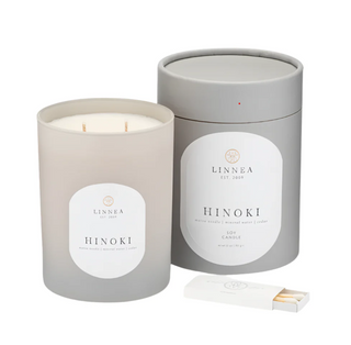 Linnea Two Wick Candle + Matches Gift Set (more scents)