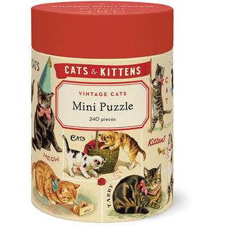 Mini Vintage Cats 240 Piece Puzzle