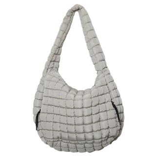 Quilted Puffer Hobo Tote Bag (more colors)