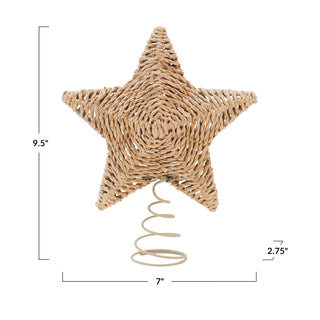 Hand Woven Star Tree Topper