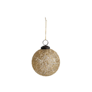 Gold Beaded Stardust Ornament