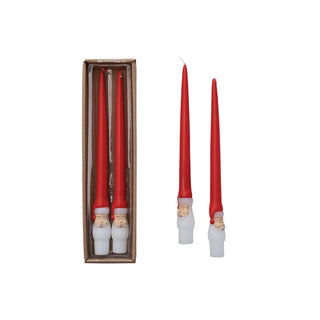 Santa Taper Candle Single