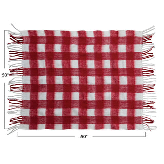 Christmas Plaid Throw Blanket